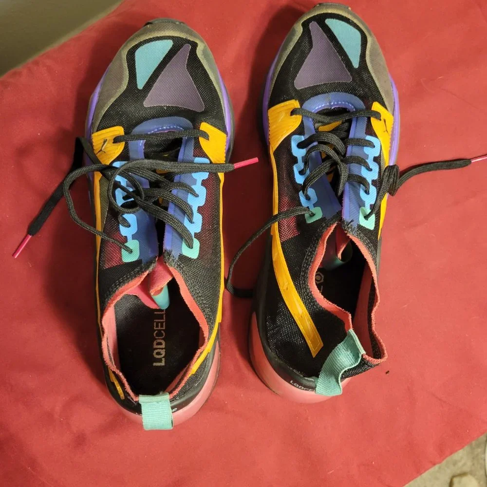 Puma LQDCELL Optic Sheer 'Black Rose Turquoise'  Size  7.5 - Picture 7 of 16
